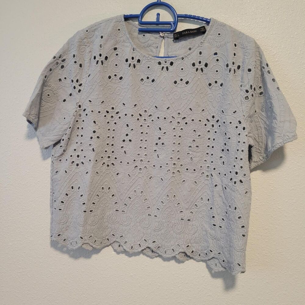 Zara Women's Grey Blouse